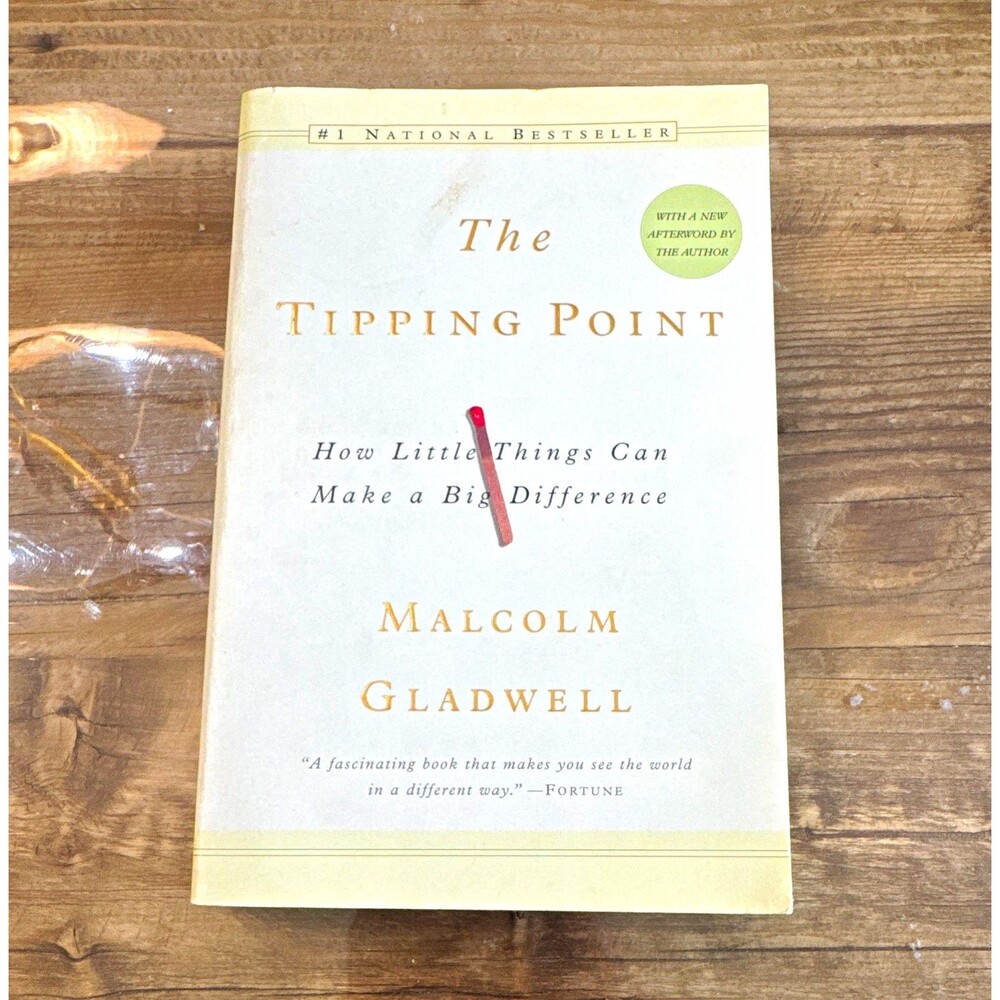 Malcolm Gladwell The Tipping Point 2002 Trade PB Reprint Back Bay